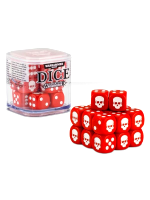 Kocky Warhammer Dice Cube (20ks), šesťstenné - červené