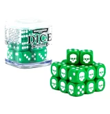Kocky Warhammer Dice Cube (20ks), šesťstenné - zelené
