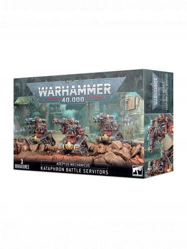 W40k: Adeptus Mechanicus Kataphron Battle Servitors (3 figúrky)