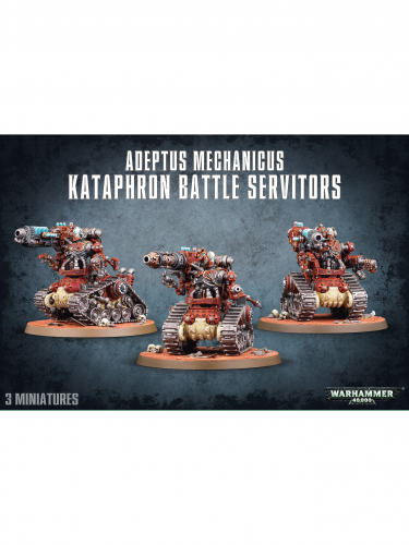 W40k: Adeptus Mechanicus Kataphron Battle Servitors (3 figúrky)
