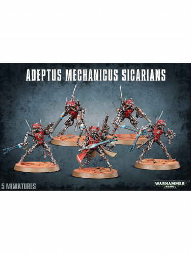 W40k: Adeptus Mechanicus Sicarians (5 figúrok)