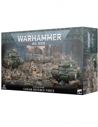 W40k: Astra Militarum - Cadian Defence Force (27 figúrok)