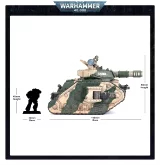 W40k: Astra Militarum - Leman Russ Battle Tank (1 figúrka)