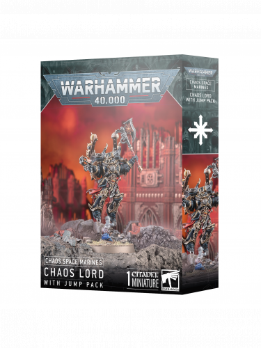 W40k: Chaos Space Marines - Chaos Lord with Jump Pack (1 figúrka) (2024)