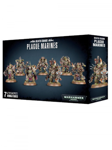 W40k: Death Guard: Plague Marines (7 figuriek)