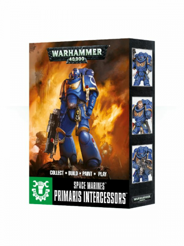 W40k: Easy To Build: Primaris Space Marine Intercessors (3 figúrky)