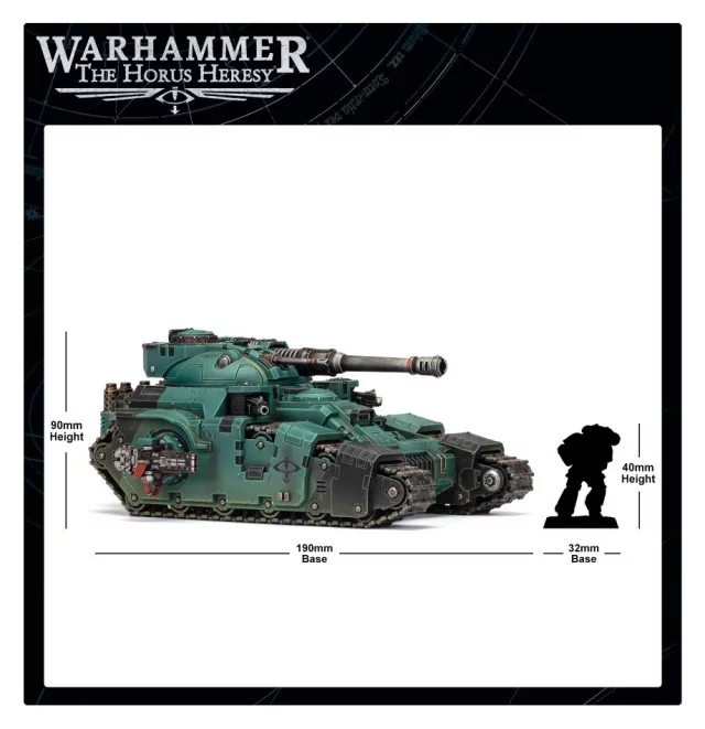 W40k: Horus Heresy - Legiones Astartes Kratos Heavy Assault Tank (1 figúrka)