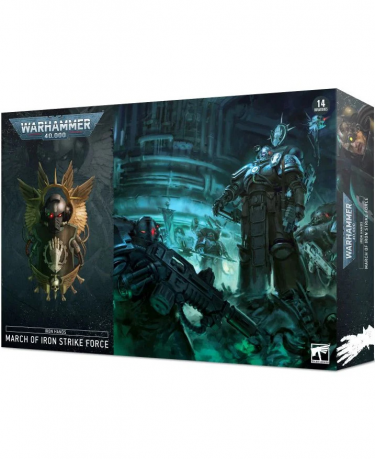 W40k: Iron Hands - March of Iron Strike Force (14 figúrok)