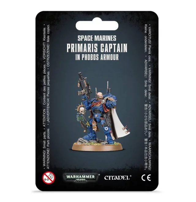 Figúrka Warhammer 40000 - Primaris Captain in Phobos Armour