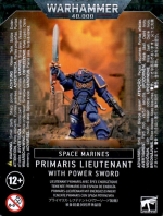 Figúrka Warhammer 40000 - Primaris Lieutenant with Power Sword