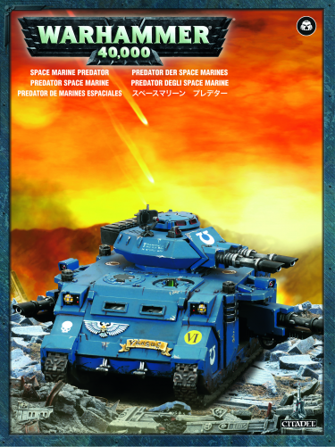 W40k: Space Marine Predator (1 figúrka)