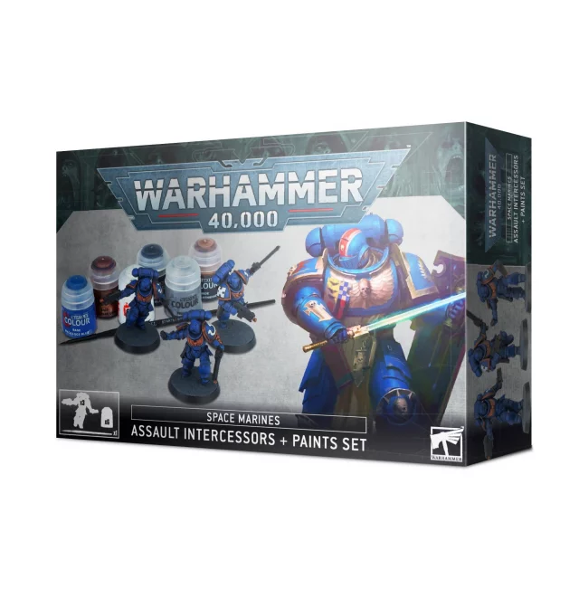 W40k: Space Marines: Assault Intercessors Paint Set