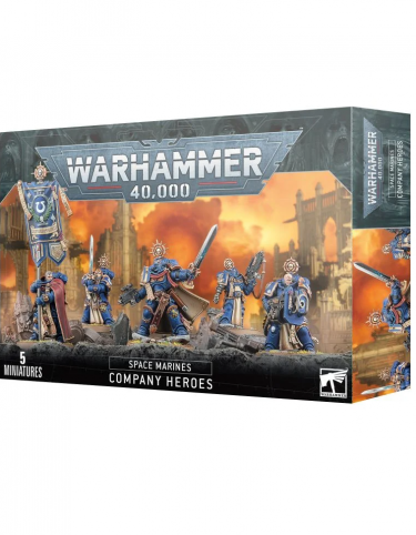 W40k: Space Marines - Company Heroes (5 figúrok)