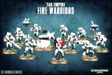 W40k: Tau Empire Fire Warriors (10+3 figúrky)