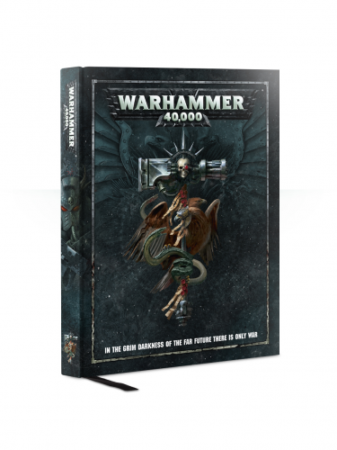 Kniha WarHammer 40.000 Rulebook (poškodený obal)