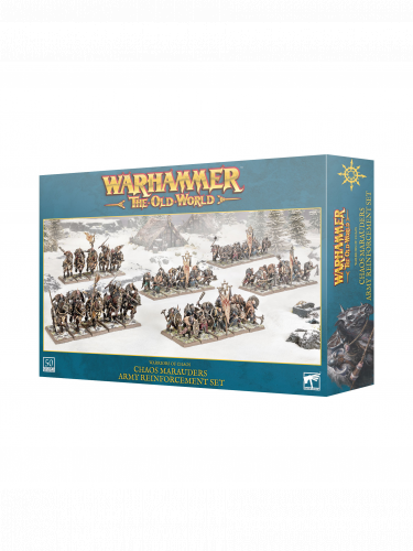 Warhammer The Old World - Warriors of Chaos - Chaos Marauders Army Reinforcement Set (50 figúrok)