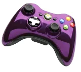 Xbox 360 Wireless Controller Chrome (fialový)