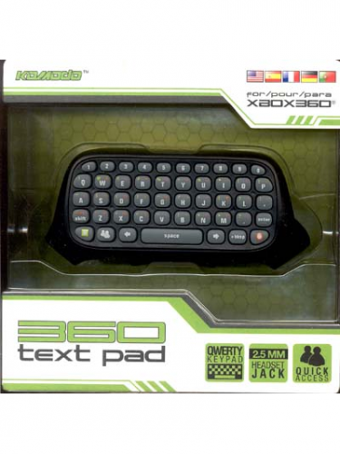 Xbox360 TextPad (KOMODO) (čierny) (X360)