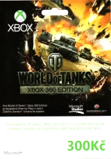 X360 Live Predplatená karta - 300 Kč (World of Tanks) (XBOX 360)