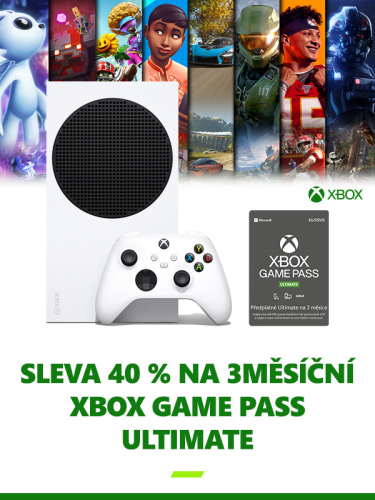 Konzola Xbox Series S 512GB + Game Pass Ulimate na 3 mesiace (XBOX)