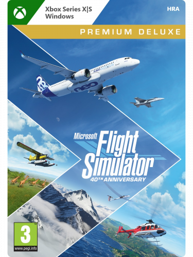 Microsoft Flight Simulator - Premium Deluxe 40th Anniversary Edition - Win, Xbox Series X, Xbox Series S - stažení - ESD (XONE)