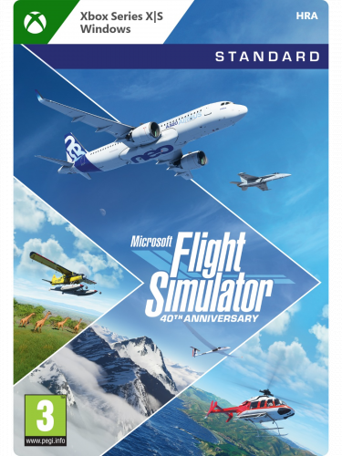 Microsoft Flight Simulator - Standard 40th Anniversary Edition - Win, Xbox Series X, Xbox Series S - stažení - ESD (XONE)