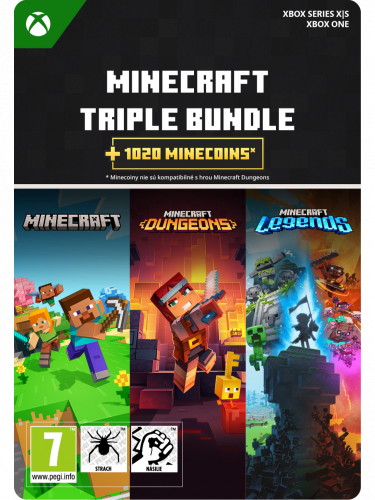 C2C Minecraft Triple Bundle Xbox, ESD Software Download incl. Activation-Key (XONE)