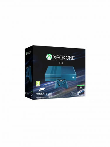 XBOX ONE - herná konzola (1TB) (modrá) + Forza Motorsport 6 (XBOX)