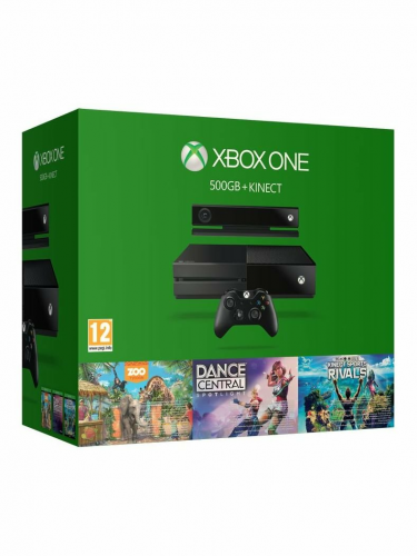 XBOX ONE - herná konzola (500GB) + kinect + Dance Central + Kinect Sport + Zoo Tycoon (XBOX)