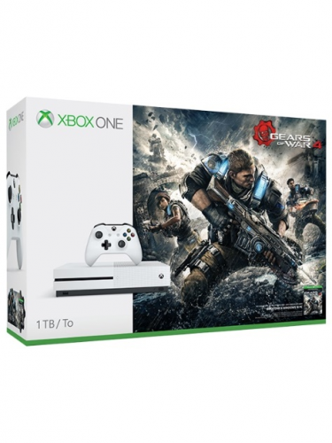 XBOX ONE S - herná konzola (1TB) + Gears of War 4 (XBOX)