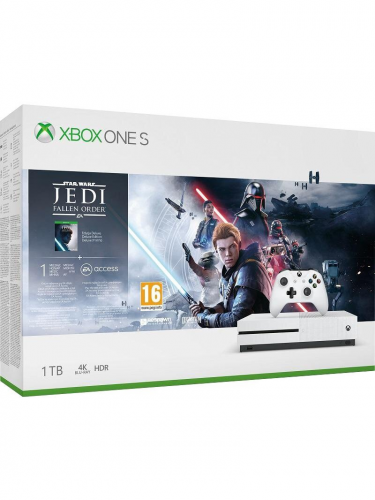 Konzola Xbox One S 1TB + Star Wars Jedi: Fallen Order (XBOX)
