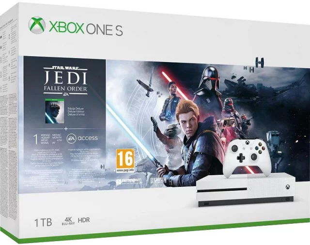 Konzola Xbox One S 1TB + Star Wars Jedi: Fallen Order