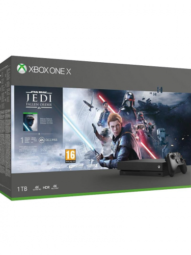 Konzola Xbox One X 1TB + Star Wars Jedi: Fallen Order (XBOX)