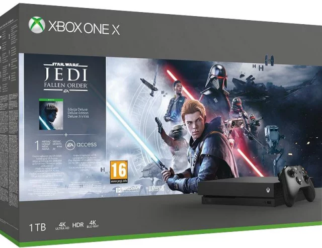 Konzola Xbox One X 1TB + Star Wars Jedi: Fallen Order