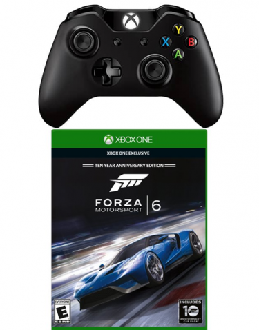 XBOX ONE Wireless Controller + Forza Motorsport 6 (XBOX)