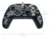 Ovládač drôtový PDP pre Xbox One a Windows - Black Camouflage