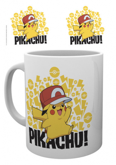 Hrnček Pokémon - Pikachu s čapicou