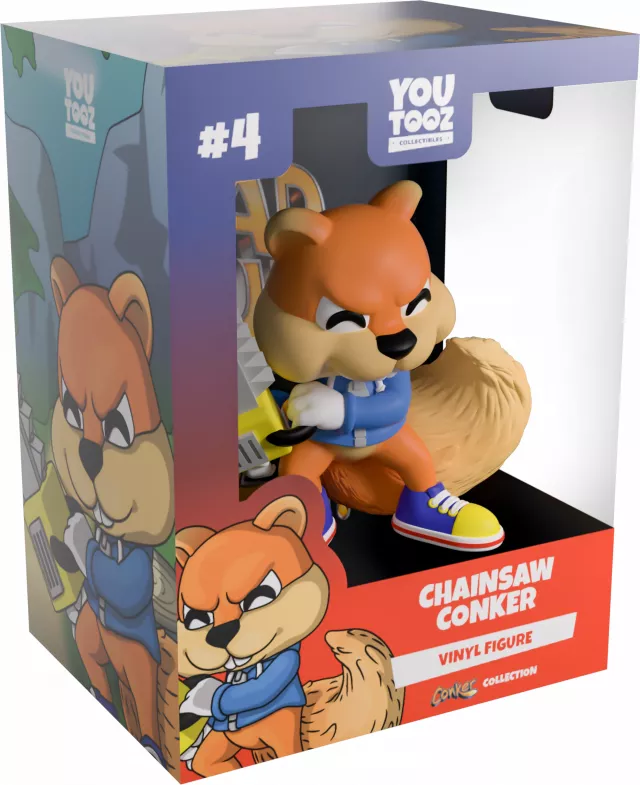 Figúrka Conker's Bad Fur Day - Chainsaw Conker (Youtooz Conker's Bad Fur Day 4) - Figúrky na hranie