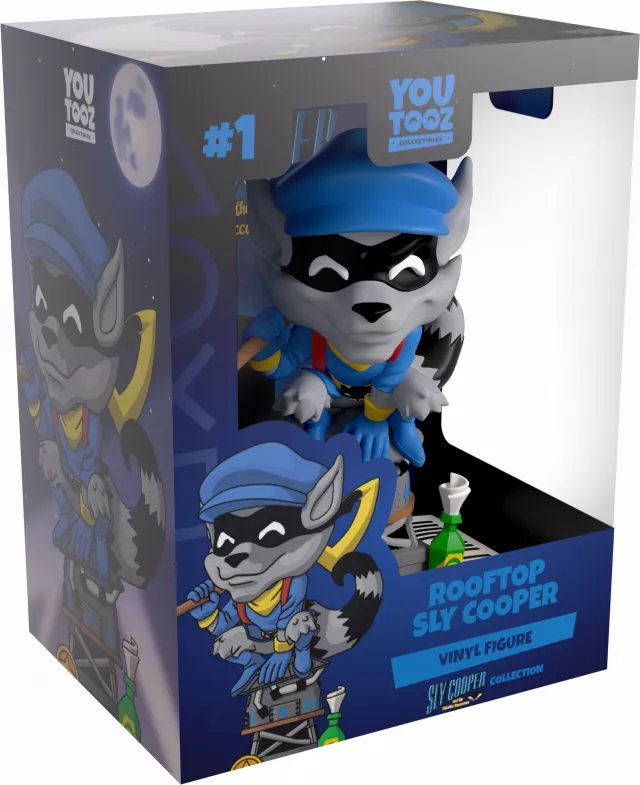 Figúrka Sly Cooper - Rooftop Sly Cooper (Youtooz Sly Cooper 1)