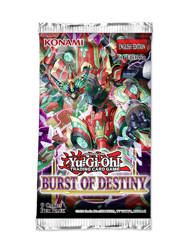 Kartová hra Yu-Gi-Oh! - Burst of Destiny Booster (9 kariet)