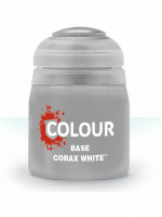 Citadel Base Paint (Corax White) - základná farba, biela