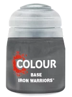 Citadel Base Paint (Iron Warriors) - základná farba, šedá 