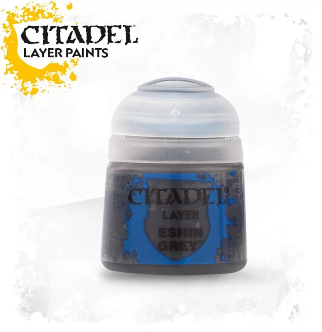 Citadel Layer Paint (Eshin Grey) - krycia farba, šedá