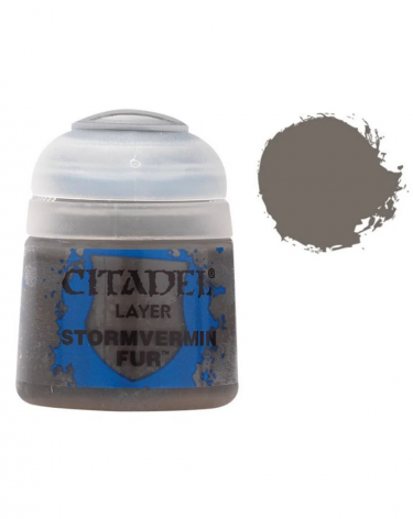 Citadel Layer Paint (Stormvermin Fur) - krycia farba, šedá