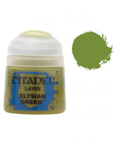Citadel Layer Paint (Elysian Green) - krycia farba, zelená