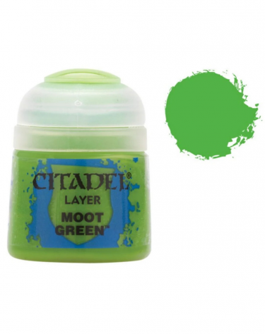 Citadel Layer Paint (Moot Green) - krycia farba, zelená 