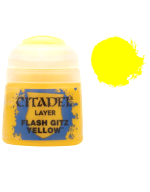 Citadel Layer Paint (Flash Gitz Yellow) - krycia farba, žltá