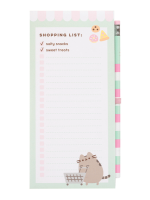 Poznámkový blok s magnetom Pusheen - Shopping List (+ ceruzka)