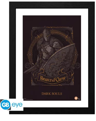 Zarámovaný plagát Dark Souls - Bearer of the Curse